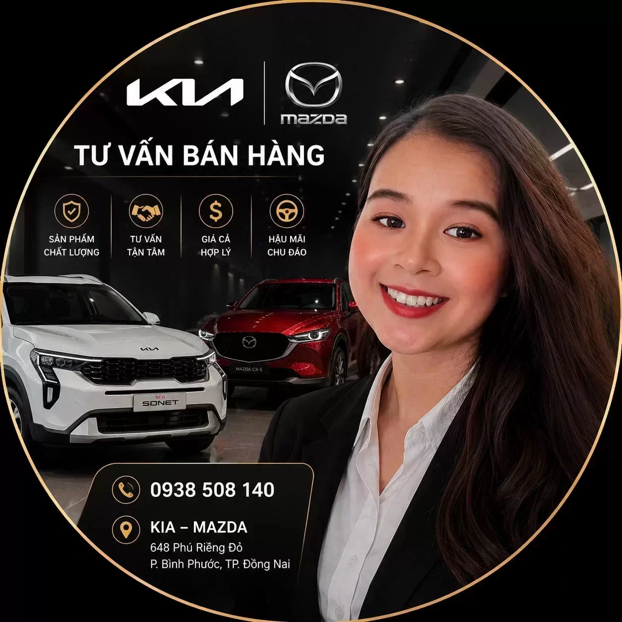 Tư vấn viên Mazda tại Bình Phước